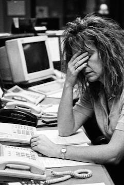 Agent Overload Overwhelmed call center agent